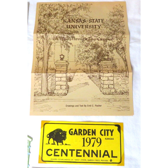 Vintage 70s Kansas State & Las Vegas Lot of Postcards Photos Magazines Newspaper - Picture 10 of 16